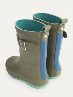 Vert - Bottes de bien-être doublées KIDLY By MORI en coton