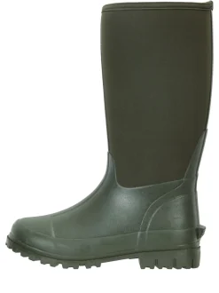 Vert - Bottes longues Mountain Warehouse Mucker en néoprène résistant à l’eau pour femme