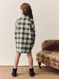 Vert - Chemise à carreaux (3-16ans)