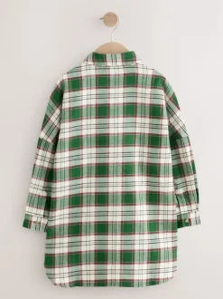 Vert - Chemise à carreaux (3-16ans)