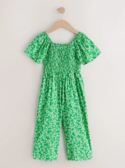 Vert - Combinaison froncée (3-16ans)