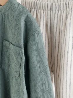 Vert - Ensemble chemise et pantalon bébé (0mois-3ans)