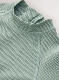 Vert - Ensemble de bain texturé (3mois-7ans)