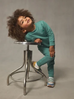 Vert - Ensemble sweat-shirt et jogging (3mois-7ans)