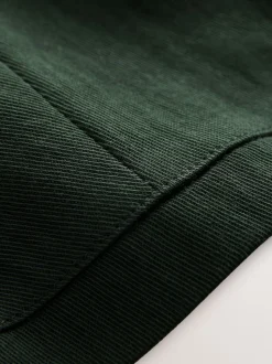 Vert - Gilet boutonné sur le devant