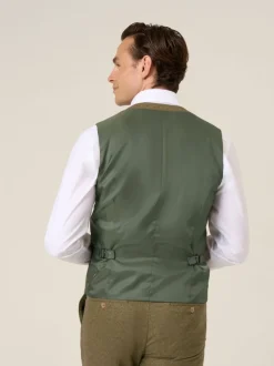 Vert - Gilet de costume texturé Skopes Fox