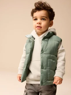 vert - Gilet matelassé (3mths-10yrs)