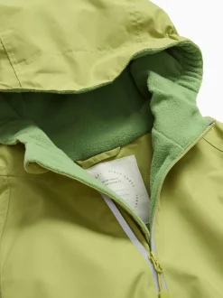 Vert - KIDLY by MORI Combinaison doublée de polaire