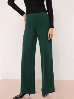 Vert - Lipsy Pantalon large taille haute