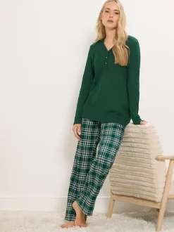 Vert - Long Tall Sally Pyjama Carreaux
