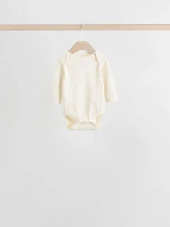 vert - Lot de 5 bodys à manches longues pour bébé