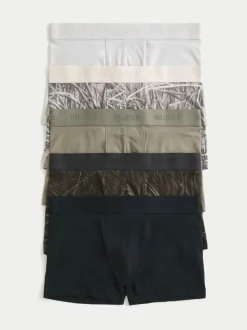 Vert - Lot de 5 boxers Hollister