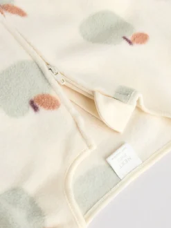 vert - Lot de 2 dors-bien bébé en micro polaire avec fermeture éclair bidirectionnelle