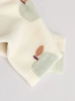 vert - Lot de 2 dors-bien bébé en micro polaire avec fermeture éclair bidirectionnelle