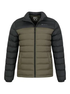 Vert - Mountain Warehouse Doudoune Vista résistante à l'eau pour hommes