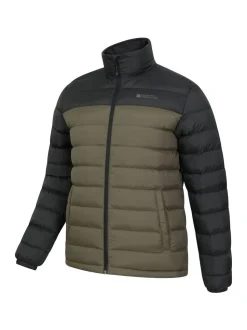 Vert - Mountain Warehouse Doudoune Vista résistante à l'eau pour hommes