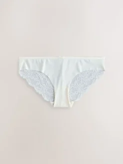 vert - No VPL Lace Back Briefs 5 Pack