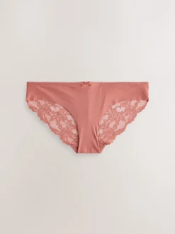 vert - No VPL Lace Back Briefs 5 Pack