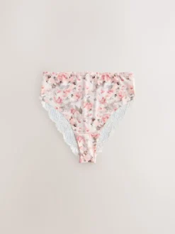 vert - No VPL Lace Back Briefs 5 Pack