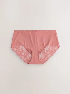 vert - No VPL Lace Back Briefs 5 Pack