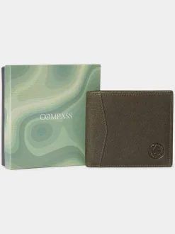 Vert - Osprey London portefeuille en cuir The Compass Card