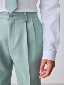 Vert - Pantalons de costume Baker By Ted Baker