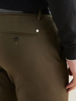 Vert - Pantalons Peckham Rye en Coton Extensible