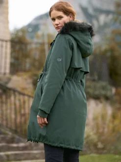 Vert - Parka de Grossesse et de portage Seraphine Premium Sub-Zero rembourrée en duvet 3en1