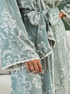 Vert - Peignoir Laura Ashley Josette