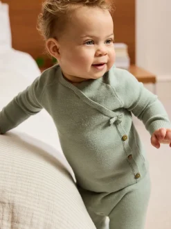 vert - Pull et Leggings en maille bébé Ensemble 2 pièces (0mois-2ans)