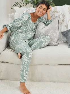 Vert - Pyjama Laura Ashley