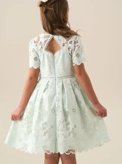 Vert - Robe Angel & Rocket Maeva en dentelle menthe
