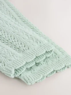 vert - Robe bébé en maille (0mois à2ans)