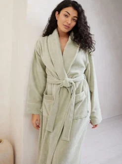 Vert - Robe de chambre Chelsea Peers 100% coton éponge