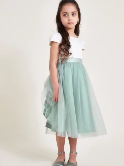 Vert - Robe de demoiselle d’honneur Monsoon en tulle