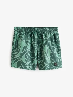Vert - Short de bain BOSS Piranha imprimé