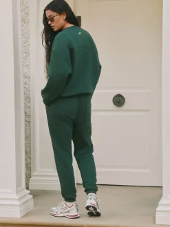 Vert - soi-même. Jogging à poignets