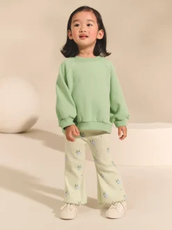 vert - Sweat à col ras du cou (3mths-7yrs)