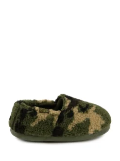 Vert - Totes Vert Short Full Back Fleece Winter Slippers