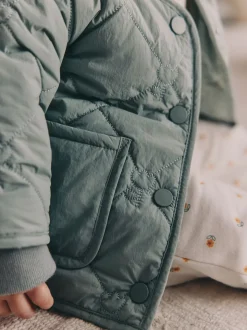 vert - Veste bébé Tulip en nylon matelassé (0mois à2ans)