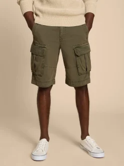 Vert - White Stuff 100% Cotton Halsall Cargo Shorts