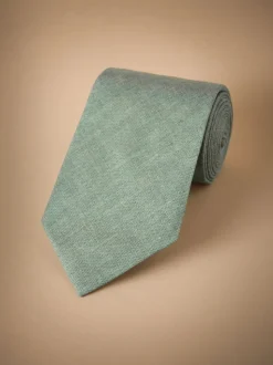 Vert clair - Signature Made In Italie Imprimé Mélange Look Cravate