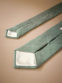 Vert clair - Signature Made In Italie Imprimé Mélange Look Cravate