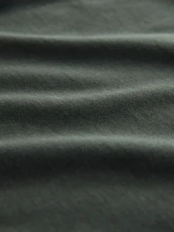 Vert foncé - Ajustement régulier - T-shirt Essential Col rond en coton