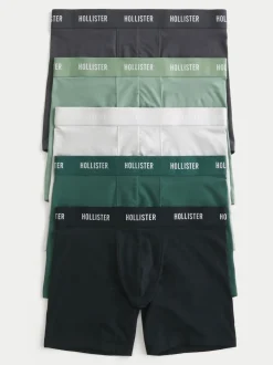 vert foncé - Lot de 5 boxers Hollister