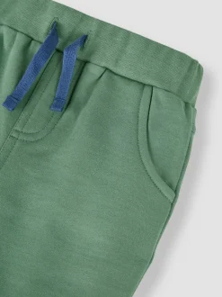 Vert kaki & Bleu - JoJo Maman Bébé 2-Lot Pantalon de jogging