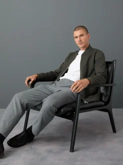 Vert kaki - Blouson bomber élégant