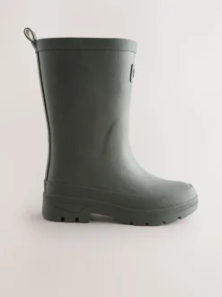 Vert kaki - Bottes en caoutchouc doublées