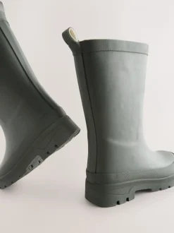 Vert kaki - Bottes en caoutchouc doublées