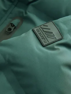 Vert kaki - Doudoune imperméable à Gamme longue doublée de polaire (3-17ans)